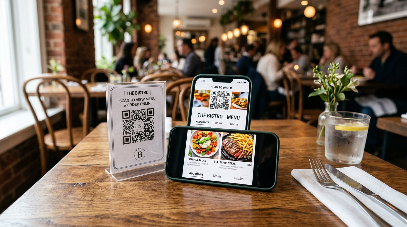 Temassız QR Menü & Masadan Sipariş